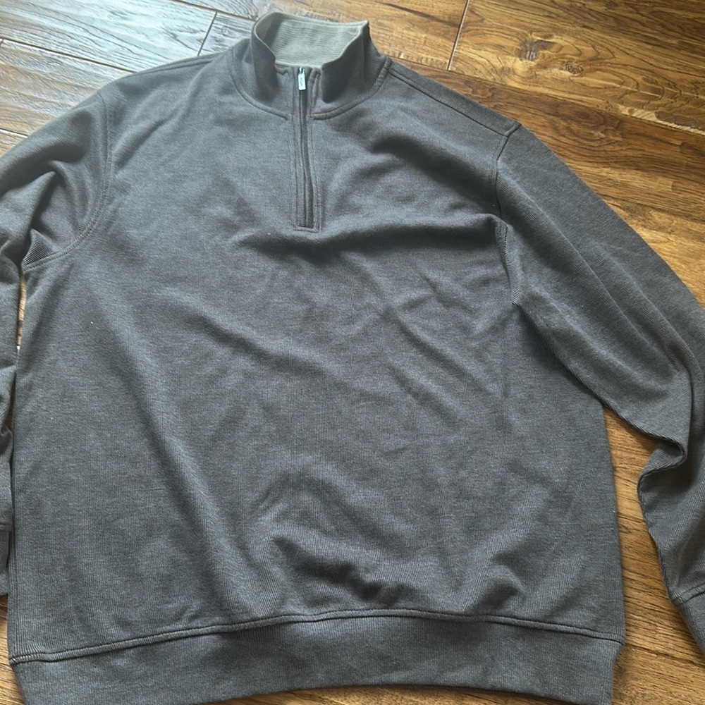 Van Heusen XL 1/4 Zip Long Sleeve Sweater